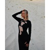 image:imageJW PEI Womens Ava Cutout Bodycon GownBlack