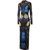 image:imageJW PEI Womens Butterfly Mesh Maxi DressMulticolor