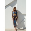 image:imageJW PEI Womens Butterfly Mesh Maxi DressMulticolor