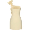 image:imageJW PEI Womens Crochet Floral Appliqu Mini DressYellow