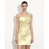 image:imageJW PEI Womens Crochet Floral Appliqu Mini DressYellow