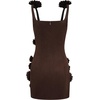 image:imageJW PEI Womens Elaina Rosette Applique Mini DressChocolate Brown