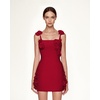 image:imageJW PEI Womens Elaina Rosette Applique Mini DressRed