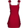 image:imageJW PEI Womens Elaina Rosette Applique Mini DressRed