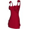 image:imageJW PEI Womens Elaina Rosette Applique Mini DressRed