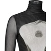 image:imageJW PEI Womens Eva Body Print Mesh DressBlack and White