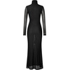 image:imageJW PEI Womens Eva Body Print Mesh DressBlack and White
