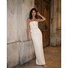 image:imageJW PEI Womens Floral Appliqu Strapless DressCream Ivory