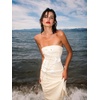 image:imageJW PEI Womens Floral Appliqu Strapless DressCream Ivory