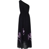 image:imageJW PEI Womens Floral One Shoulder Maxi DressBlack