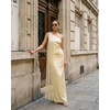 image:imageJW PEI Womens Fringe One Shoulder Maxi DressChampagne