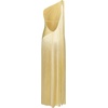 image:imageJW PEI Womens Fringe One Shoulder Maxi DressChampagne