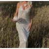 image:imageJW PEI Womens Heisey Sequinned Rosette Maxi DressWhite