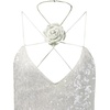 image:imageJW PEI Womens Heisey Sequinned Rosette Maxi DressWhite