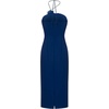 image:imageJW PEI Womens Iris Embroidered Halter Midi DressNavy Blue