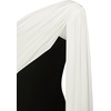 image:imageJW PEI Womens One Shoulder Draped Maxi DressBlack White