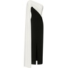 image:imageJW PEI Womens One Shoulder Draped Maxi DressBlack White