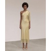 image:imageJW PEI Womens One Shoulder Fringe Midi DressChampagne