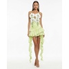 image:imageJW PEI Womens Orchid Embroidered Ruffle Hem Mini DressLight Green