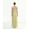 image:imageJW PEI Womens Ruched OneShoulder Maxi Dress with Trailing SashGreen