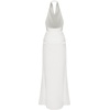 image:imageJW PEI Womens Satin Cowl Neck Ruched Maxi GownWhite