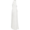 image:imageJW PEI Womens Satin Cowl Neck Ruched Maxi GownWhite
