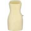 image:imageJW PEI Womens Strapless Floral Appliqu DressYellow