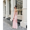 image:imageJW PEI Womens Watercolor Floral Print Strapless Maxi DressPink