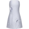 image:imageJW PEI Womens 3D Vine Floral Strapless Mini DressBlue