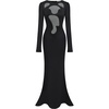 image:imageJW PEI Womens Ava Cutout Bodycon GownBlack