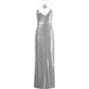 image:imageJW PEI Womens Heisey Sequinned Rosette Maxi DressSilver