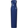 image:imageJW PEI Womens Iris Embroidered Strapless Maxi DressNavy Blue