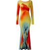 image:imageJW PEI Womens Lily Illusion Print DressMulticolor