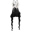 image:imageJW PEI Womens Orchid Embroidered Ruffle Hem Mini DressBlack