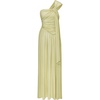 image:imageJW PEI Womens Ruched OneShoulder Maxi Dress with Trailing SashGreen