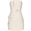 image:imageJW PEI Womens Strapless Floral Appliqu DressWhite