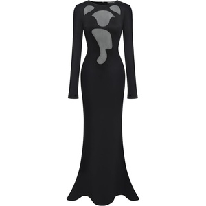 image:imageJW PEI Womens Ava Cutout Bodycon GownBlack