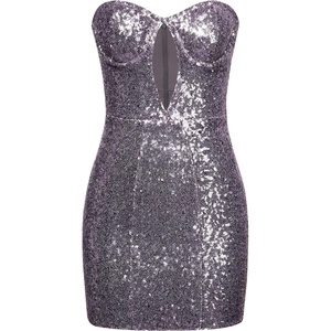 image:imageJW PEI Womens Brynlee Sequinned Strapless Mini DressPurple