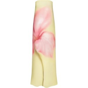 image:imageJW PEI Womens Watercolor Floral Print Strapless Maxi DressYellow