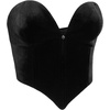 image:imageJW PEI Womens Anna Lowcut Velvet Corset TopBlack