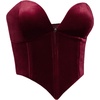 image:imageJW PEI Womens Anna Lowcut Velvet Corset TopClaret