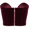image:imageJW PEI Womens Anna Lowcut Velvet Corset TopClaret