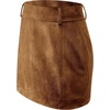 image:imageJW PEI Womens Grace Faux Suede Crop Top and Mini Skirt SetCamel