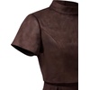 image:imageJW PEI Womens Grace Faux Suede Crop Top and Mini Skirt SetChocolate Brown