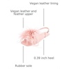 image:imageJW PEI Womens Fluffy Flats SandalsPink Beige