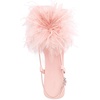 image:imageJW PEI Womens Fluffy Flats SandalsPink Beige