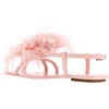 image:imageJW PEI Womens Fluffy Flats SandalsPink Beige
