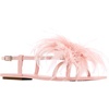 image:imageJW PEI Womens Fluffy Flats SandalsPink Beige