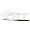 image:imageJW PEI Womens Fluffy Flats SandalsWhite