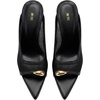 image:imageJW PEI Womens Noemi PointedToe Mesh Mule HeelsBlack Tulle
